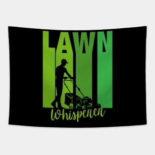 Lawn Whisperer Funny Dad Jock Fathers Day Men Tapestry