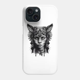 Feral shaman girl Phone Case