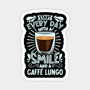 Smile with Caffè Lungo Magnet