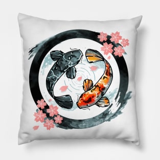 Sakura Koi Pillow