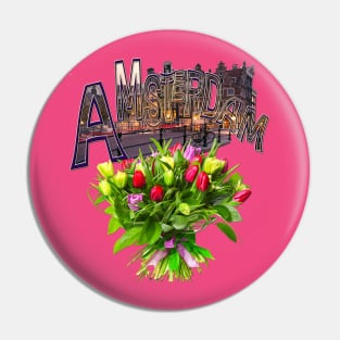 Dutch Amsterdam Souvenir Pin