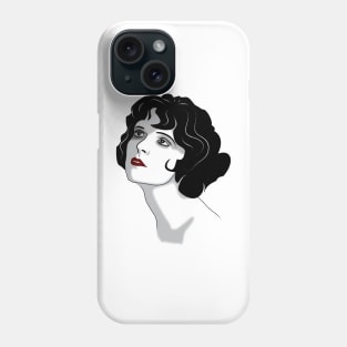 Vintage Lady Profile Phone Case