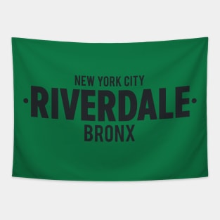 Riverdale Bronx Typography T-Shirt Tapestry