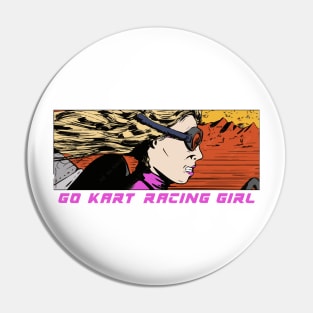 go kart racing girl Pin