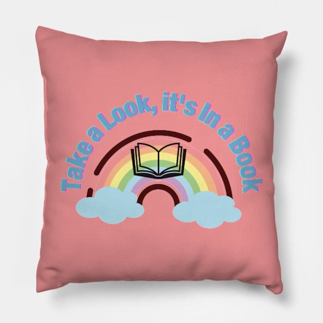 take a look its in a book Pillow by NOUNEZ 