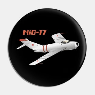 MiG-17 Soviet Jet Fighter Pin