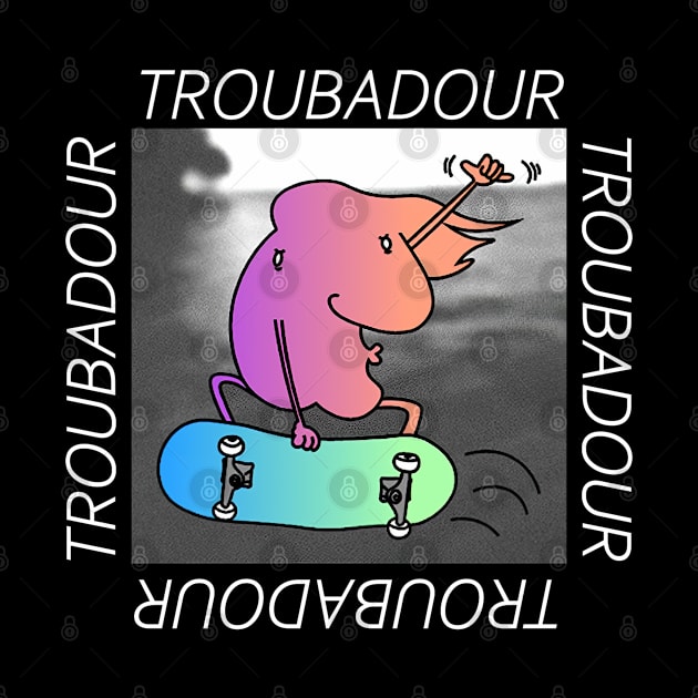 Troubadour skateboard by TheTshirtYouNeed