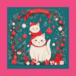 Meowy Christmas T-Shirt