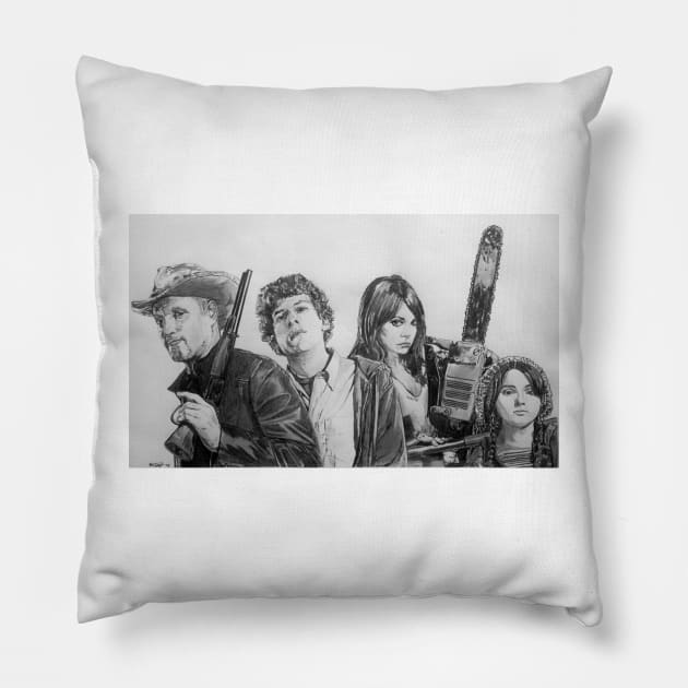 Zombieland Pillow by BryanWhipple