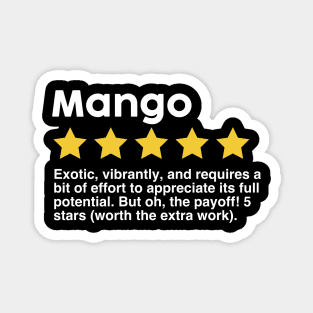 Mango lover rating Magnet