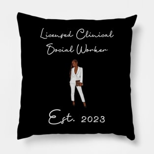 Black Social Worker Pillow