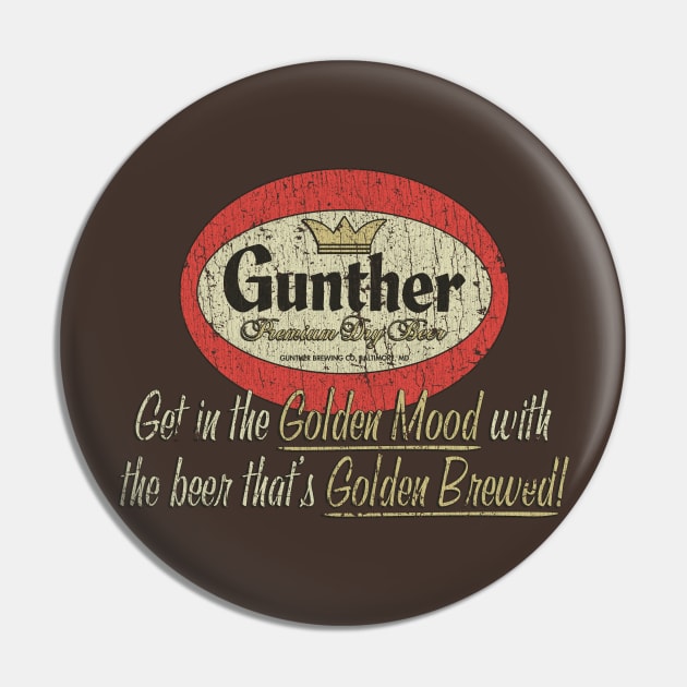 Gunther Premium Beer 1881 Pin by JCD666