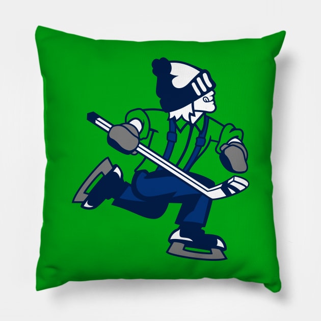 Lil' Canucks Pillow by Carl Cordes