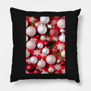 Christmas Seamless Pattern, Christmas Decorations #7 Pillow