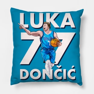 Luka Doncic Pillow