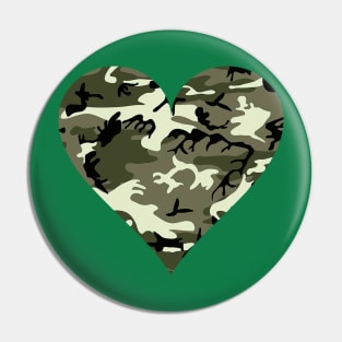 Camouflage Regular Love Heart Colorful pattern 2020 Pin