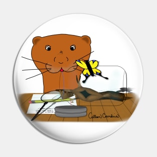 Homeschooling Oliver The Otter - The Butterfly Pin