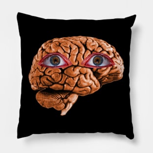 Brain with Eyes Pillow