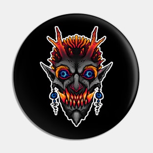 Devil mask Pin