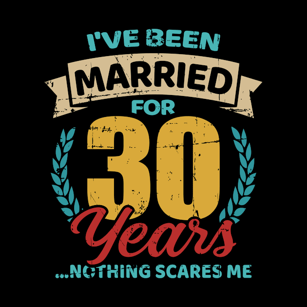 Married for 30 years 30th wedding anniversary by Designzz