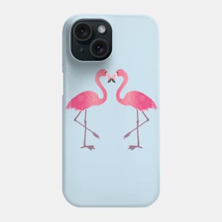 Two Pink flamingo's Phone Case