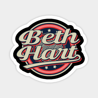 Graphic Beth Proud Name Personalized Birthday 70s 80s 90s Styles Magnet