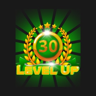 Level Up 30th Birthday Gift T-Shirt