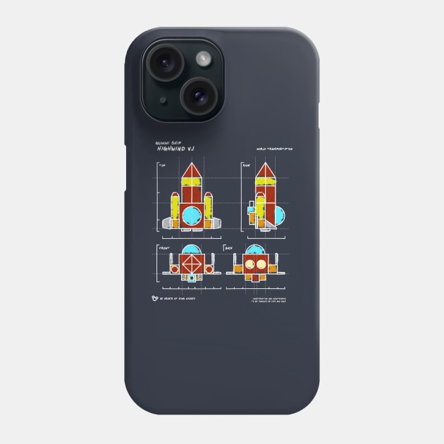 gummi Blueprint Phone Case by SoleVision