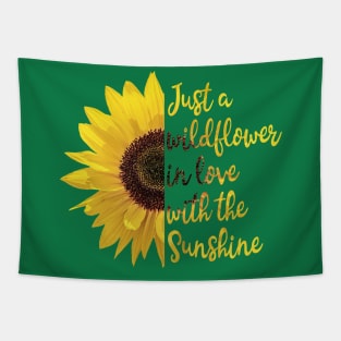 Wild Sunflower Tapestry