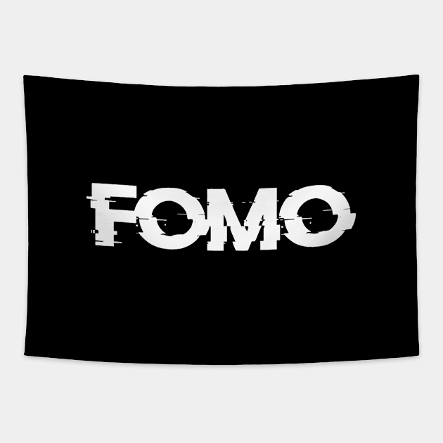 FOMO (fear of missing out - trading crypto blockchain bitcoin) Tapestry by KATTTYKATTT