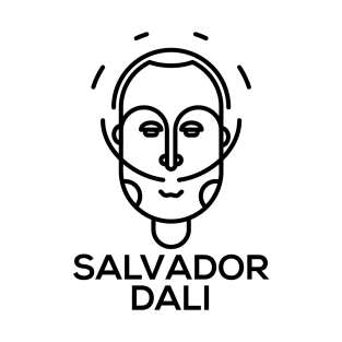 Salvador Dali Monoline T-Shirt