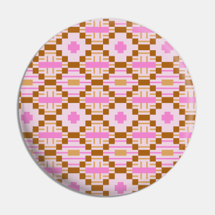 Retro checkered Pin