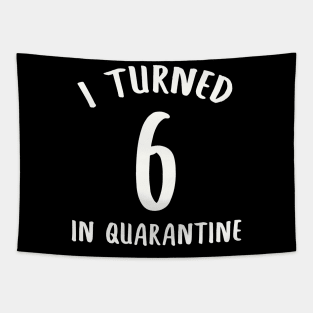 I Turned 6 In Quarantine Tapestry