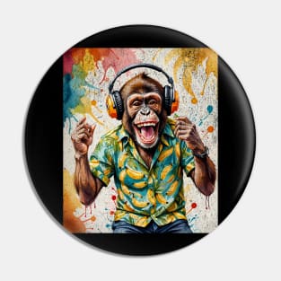 Funky Monkey Aloha: Tropical Groove Pin