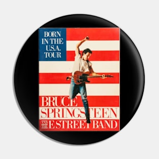 BRUCE SPINGSTEEN THE E STREET MERCH VTG Pin