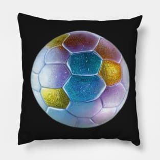 Glitter Football Pillow