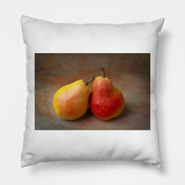 Two Lovely Organic Barlett Pears Pillow by photogarry