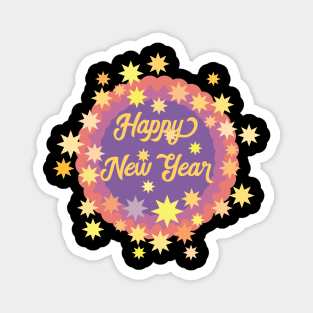 Happy New Year 02 Magnet