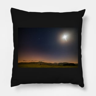 The moon and stars over Pen y Fan and Corn Du Pillow