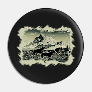 Run With The Horses by Basement Mastermind Pin