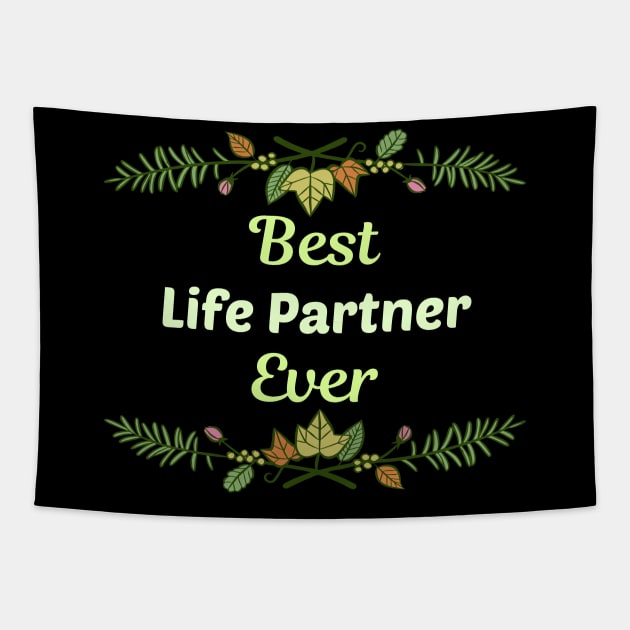 Family Leaf Life Partner Tapestry by Happy Life