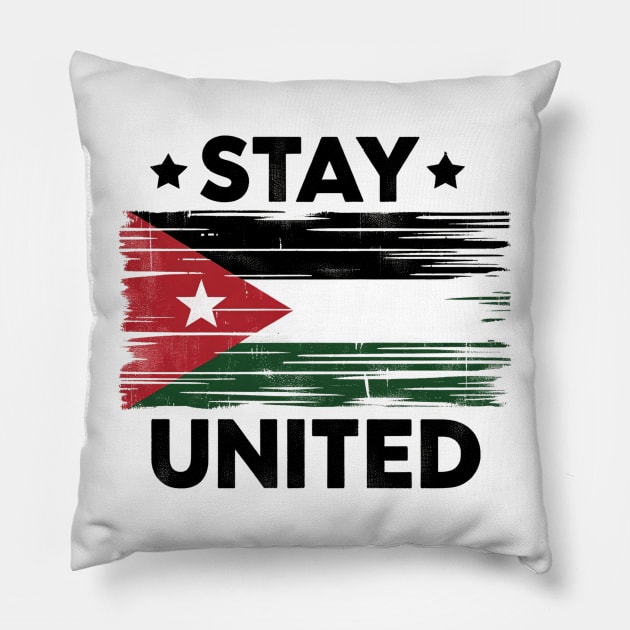 Stay United Pillow by MZeeDesigns