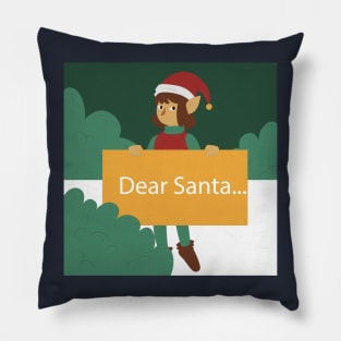 Dear Santa Christmas Pillow