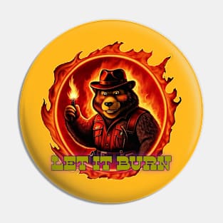 Sparky the Bear Pin