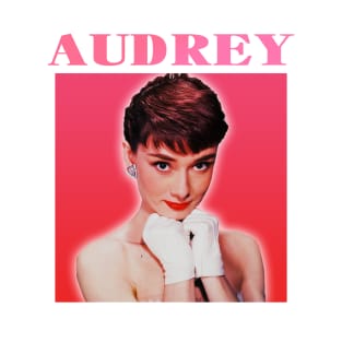 Audrey-Retro Potrait T-Shirt