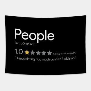 People - One Star T-Shirt Tapestry