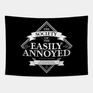 Society of The Easily Annoyed Tapestry