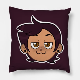 Otter expression Luz Pillow