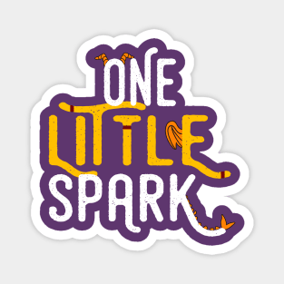 One Little Spark (White) Magnet