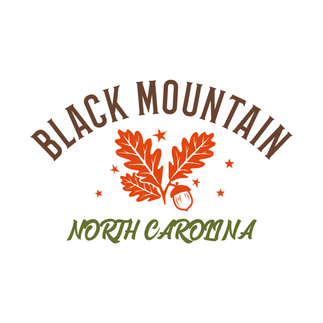 Black Mountain, North Carolina Fall by Mountain Morning Graphics